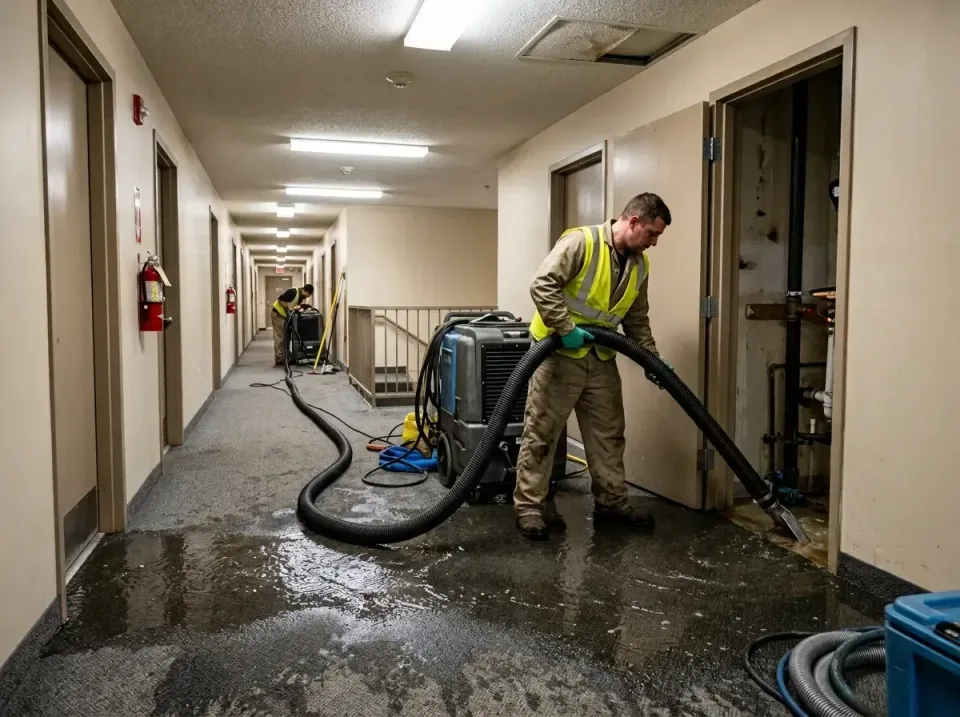 multi-unit-apartment-hallway-f-005 — frequently asked questions, Emergency Burst Pipe Water Extraction & Removal in Lucedale…